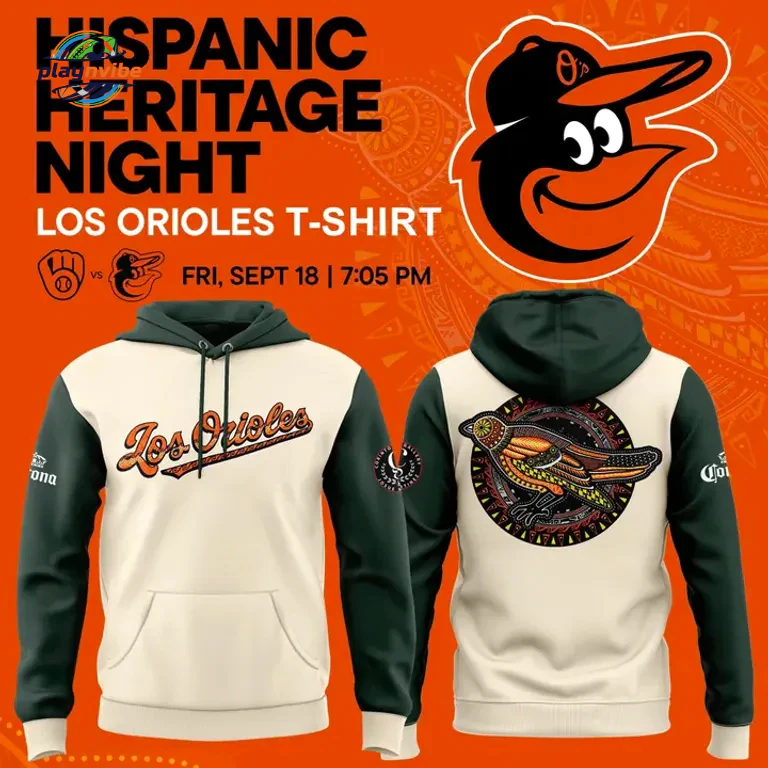Baltimore Orioles Hispanic Heritage Month 2026 Hoodie