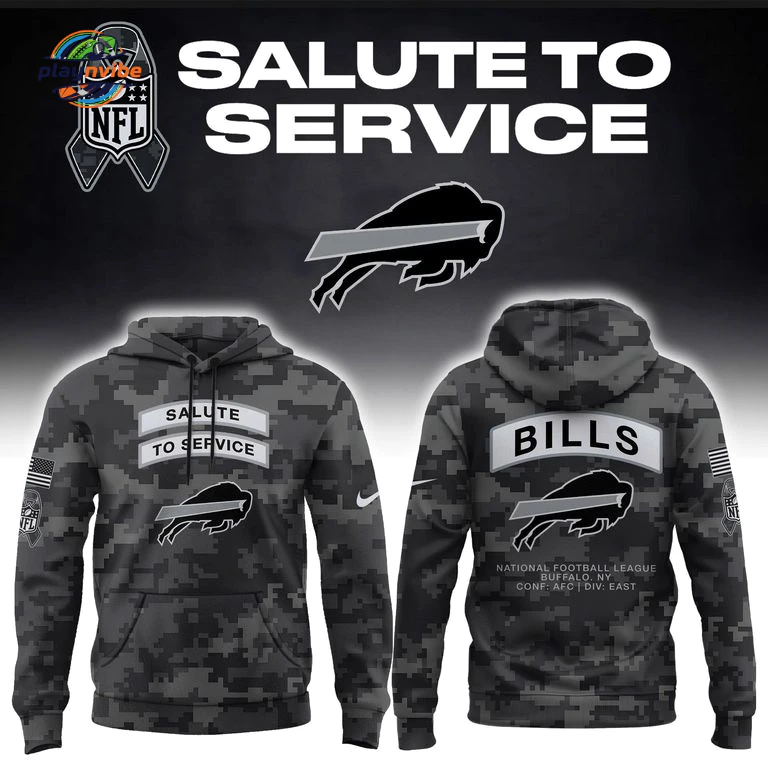 Buffalo Bills Salute to Service 2026 Hoodie