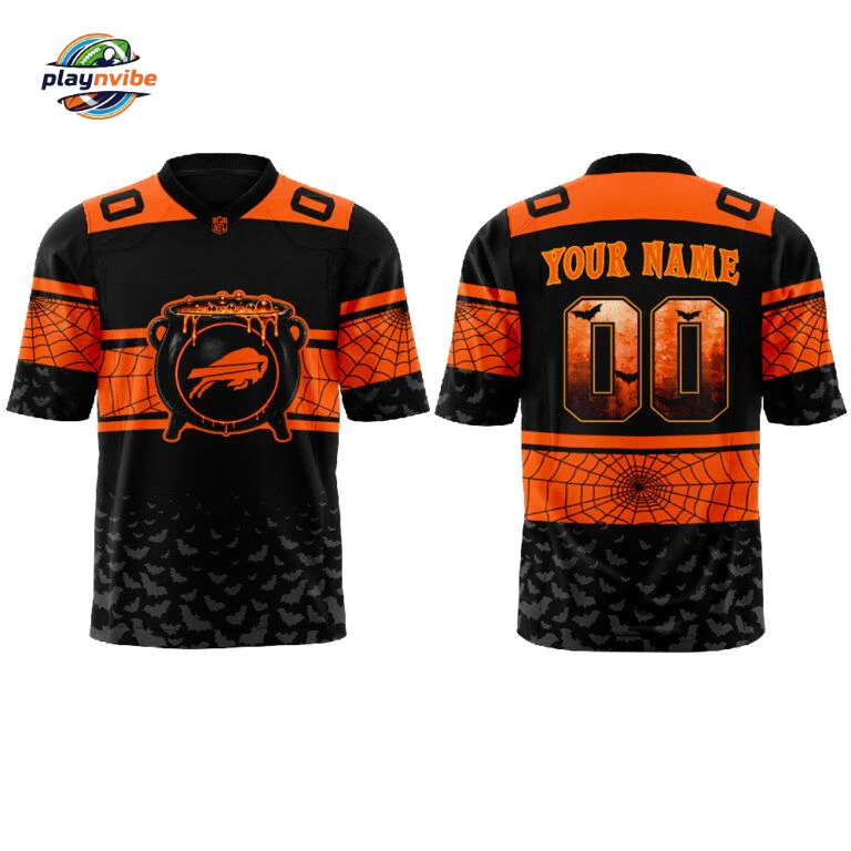 Buffalo Bills x Halloween Day 26 Custom Name Jersey