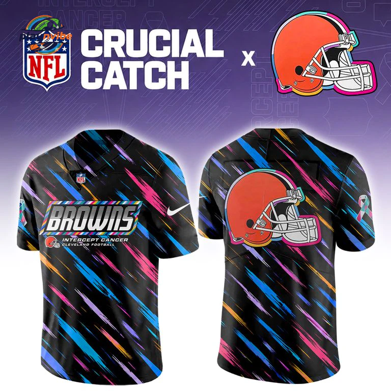 C Browns Crucial Catch 2026 Football Jersey
