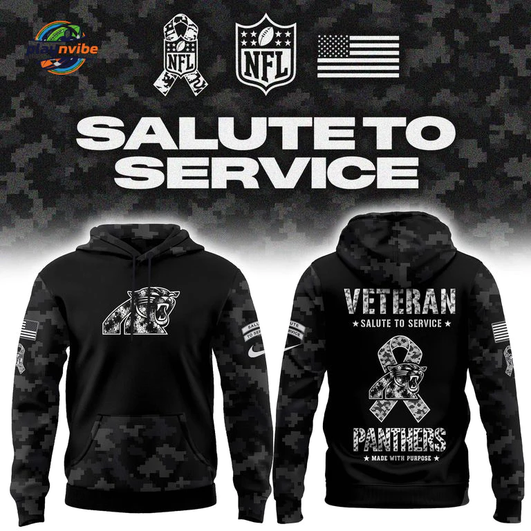 Carolina Panthers Salute To Service Hoodie