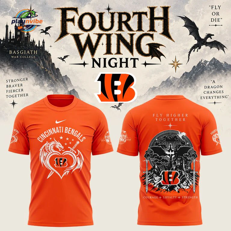 Cincinnati Bengals Fourth Wing Night 2026 Hoodie
