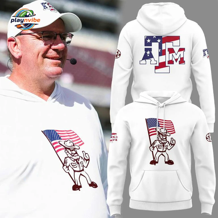 Coach Mike Elko Texas A&M Football Hoodie
