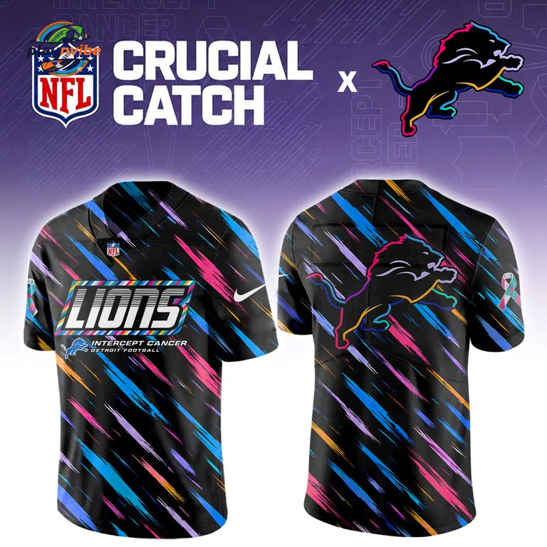 D Lions Crucial Catch 2026 Football Jersey