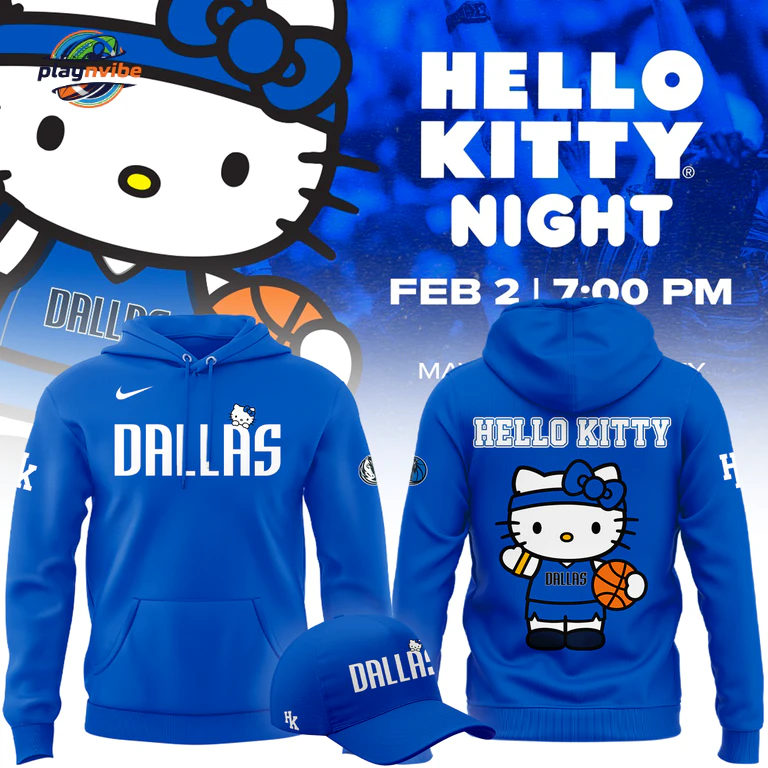 Dallas Mavericks x  Hello Kitty Hoodie