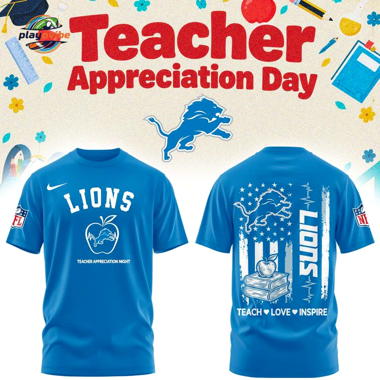 Detroit Lions Teacher Appreciation Day Hoodie