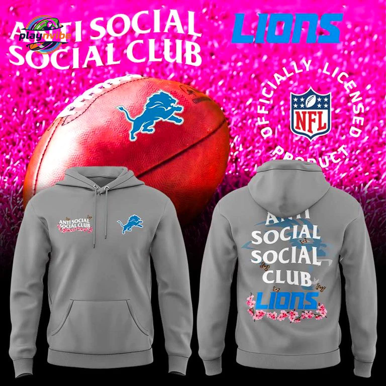 Detroit Lions x Anti Social Social Club Edition Hoodie