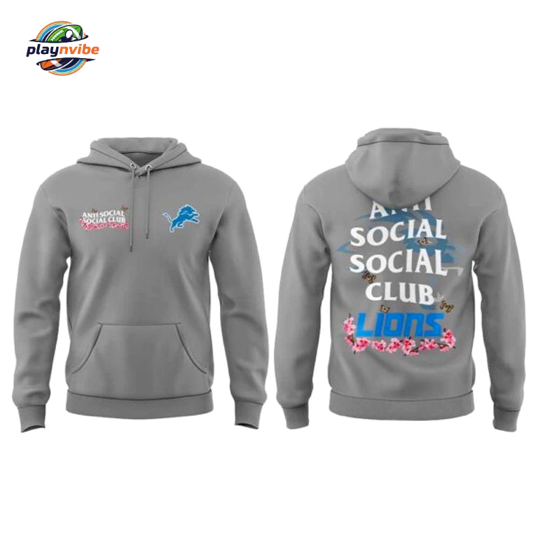 Detroit Lions x Anti Social Social Club Edition Hoodie