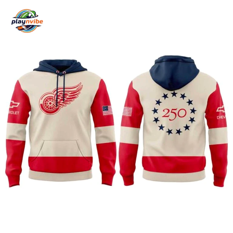 Detroit Red Wings Military Appreciation Night 2026 Hoodie