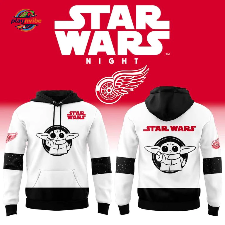 Detroit Red Wings Star Wars 2026 Hoodie