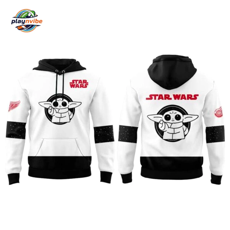 Detroit Red Wings Star Wars 2026 Hoodie