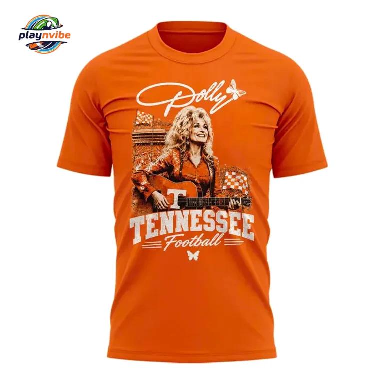 Dolly Parton Tennessee Football T-Shirt