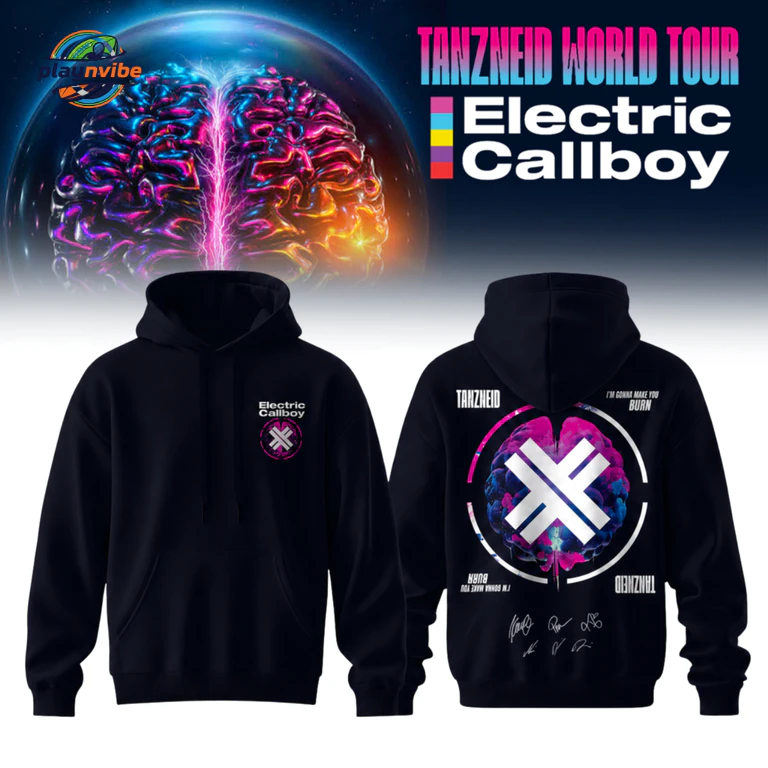 Electric Callboy Tanzneid World Tour 2026 Hoodie Electric Callboy Tanzneid World Tour 2026 Hoodie