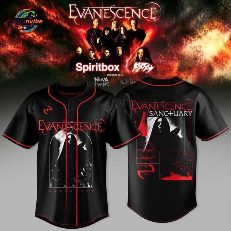 EVNSCNS Spiritbox Tour 2026 Graphic Baseball Jersey