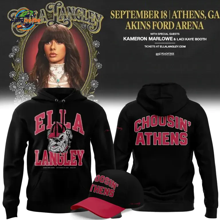 Georgia Bulldogs x  Ella Langley Tour 2026 Hoodie