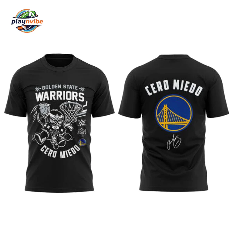 Golden State Warriors x Cero Miedo WWE T-Shirt