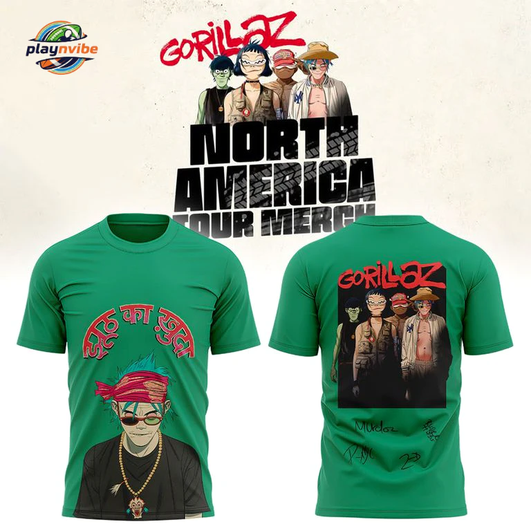 Gorillaz x The North American Mountain Tour Hoodie
