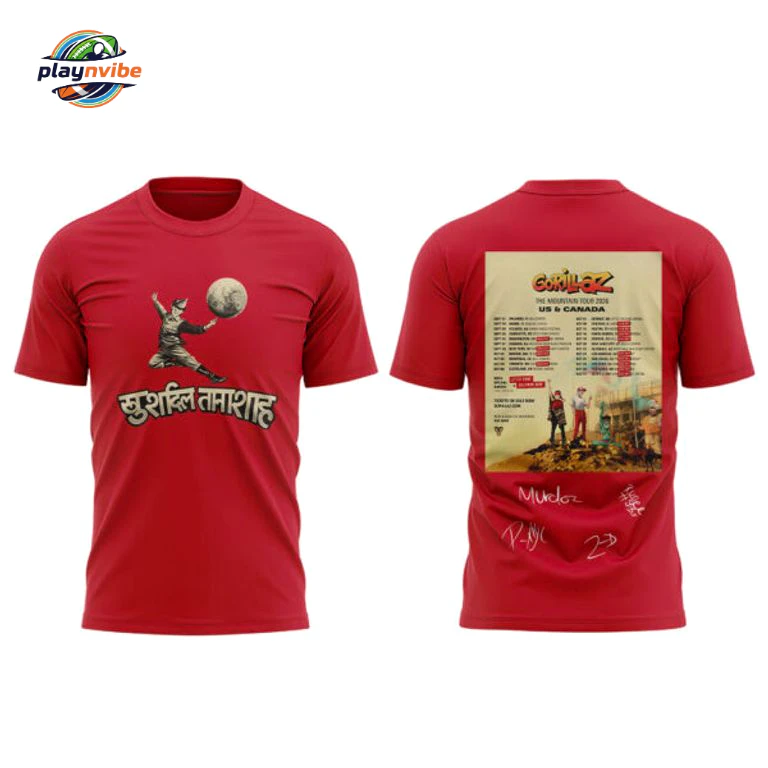 Gorillaz x The North American Mountain Tour T-Shirt