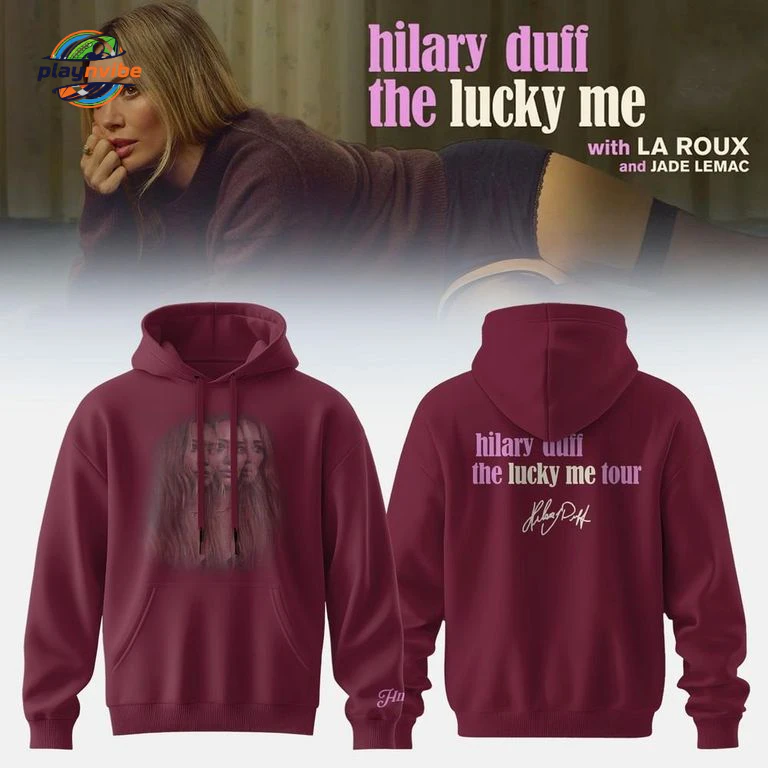 Hilary Duff The Lucky Me Tour 2026 Hoodie