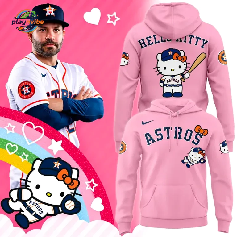 Houston Astros x Hello Kitty 2026 Hoodie Houston Astros x Hello Kitty 2026 Hoodie
