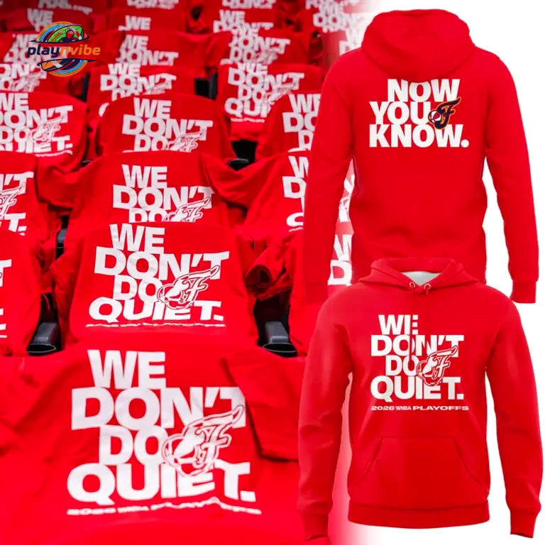 Indiana Fever WE DON’T DO QUIET Hoodie Indiana Fever WE DON’T DO QUIET Hoodie