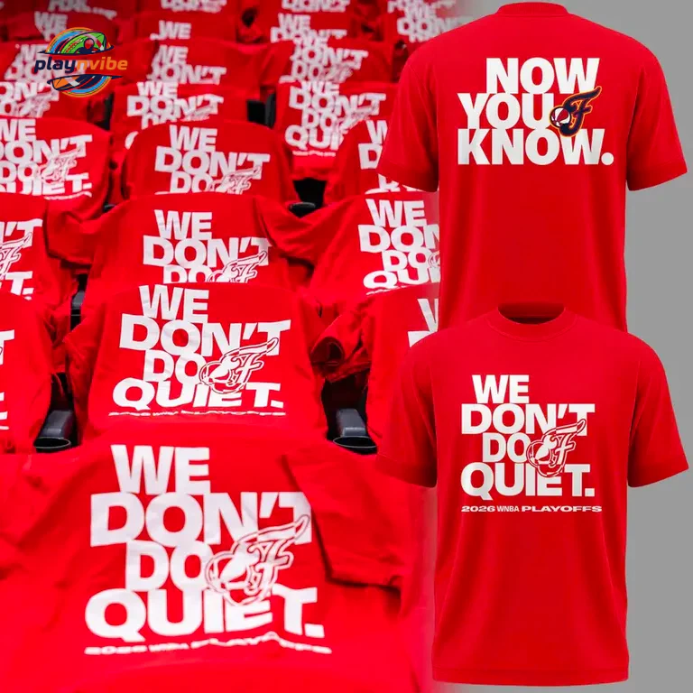 Indiana Fever WE DON’T DO QUIET Hoodie
