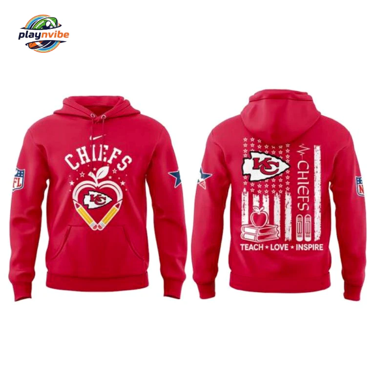 Kansas City Chiefs Teacher Appreciation 2026 Hoodie