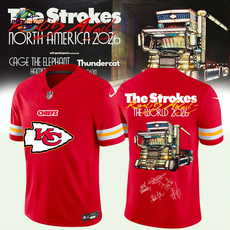Kansas City Chiefs x The Strokes 2026 Jersey