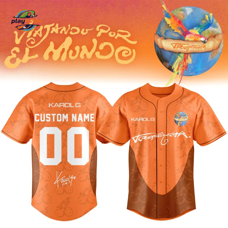 Karol G Nos Vamos de Tour Baseball Jersey