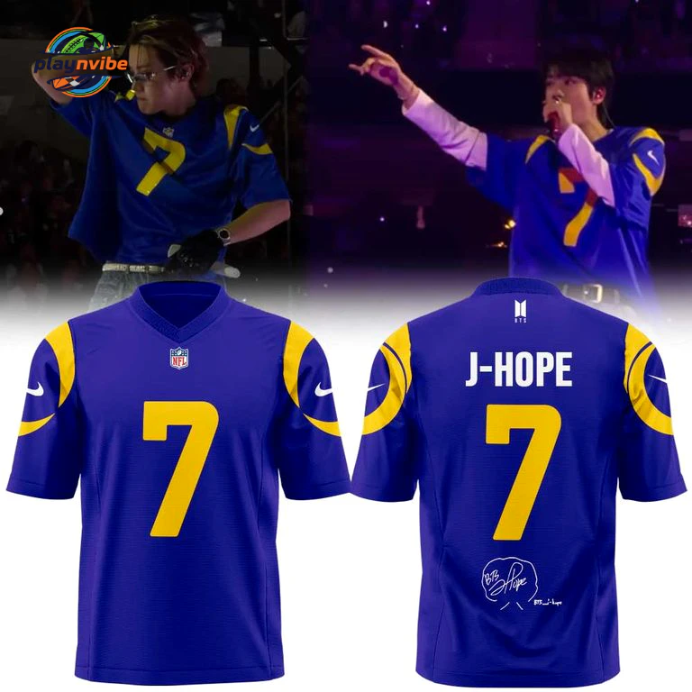 LA Rams x J-Hope BTS WORLD TOUR 2026 Jersey LA Rams x J-Hope BTS WORLD TOUR 2026 Jersey