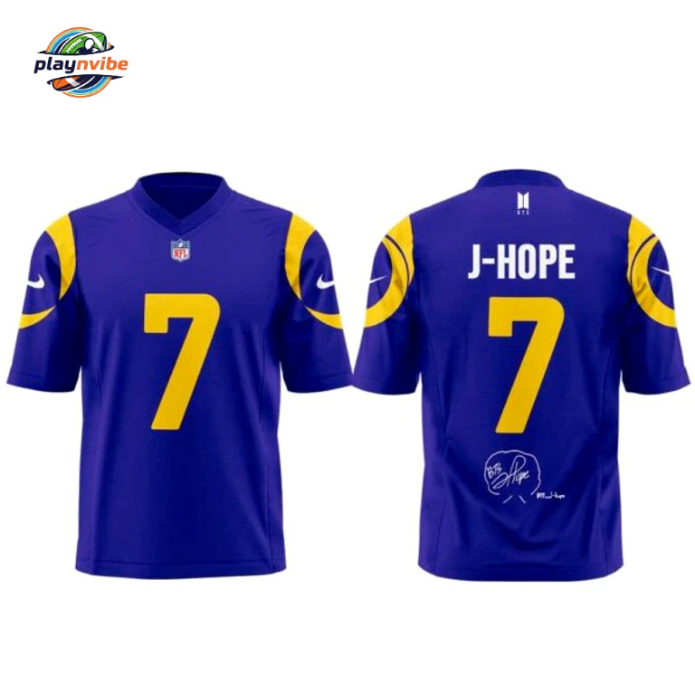 LA Rams x J-Hope BTS WORLD TOUR 2026 Jersey