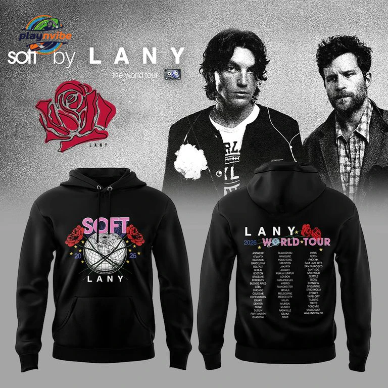 LANY Soft World Tour 2026 Hoodie LANY Soft World Tour 2026 Hoodie