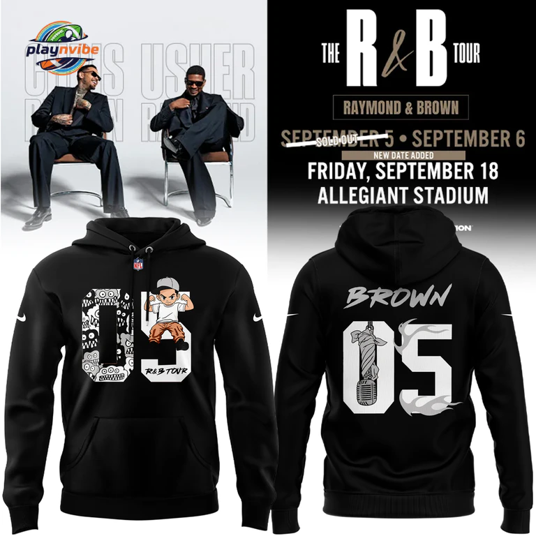 Las Vegas Raiders x Chris Brown 2026 Hoodie Las Vegas Raiders x Chris Brown 2026 Hoodie