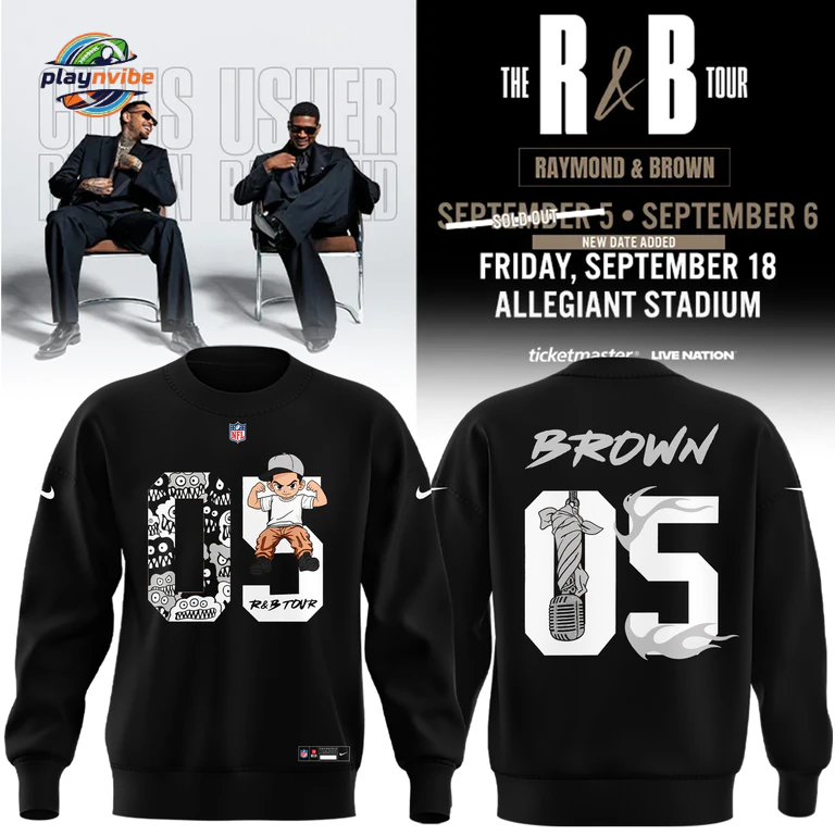 Las Vegas Raiders x Chris Brown 2026 Hoodie