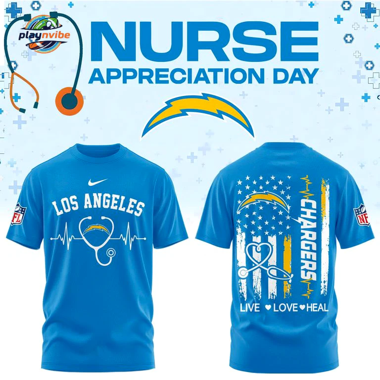 Los Angeles Chargers Nurse Appreciation Hoodie