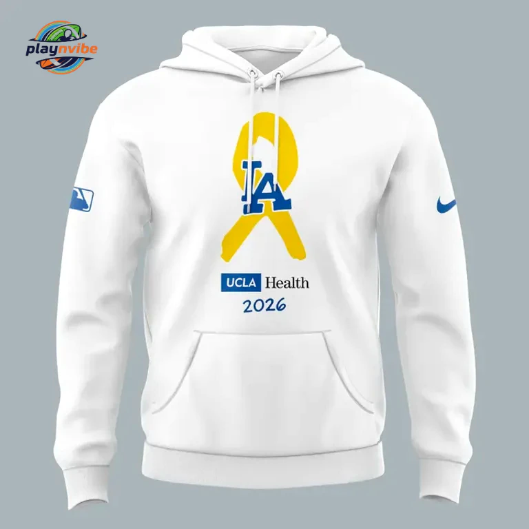 Los Angeles Dodgers Childhood Cancer Awareness 2026 Hoodie