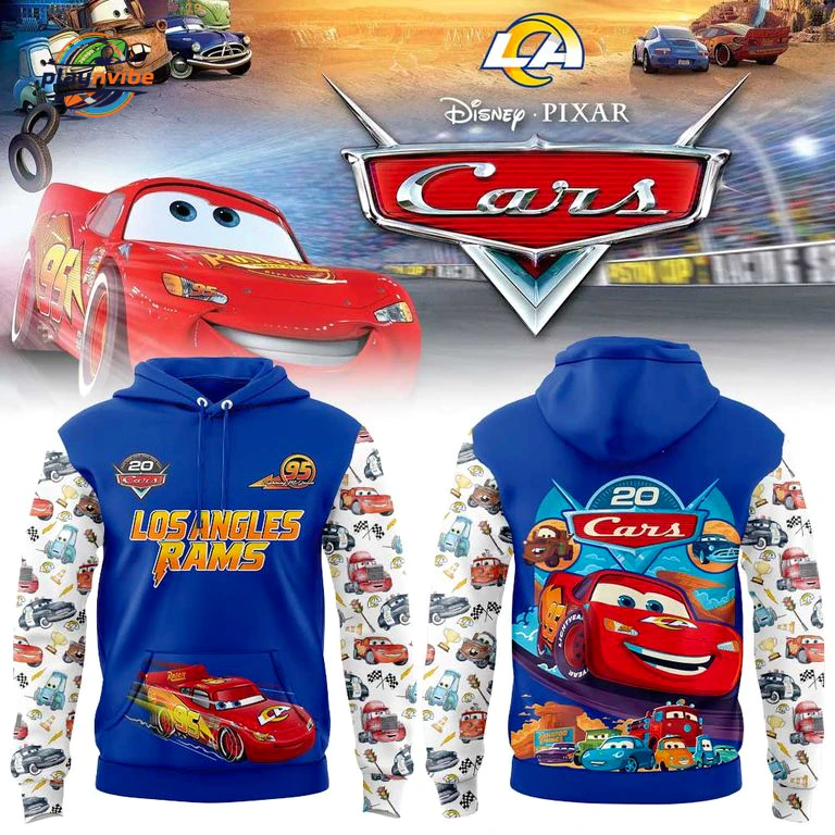 Los Angeles Rams Cars 20th Anniversary Hoodie