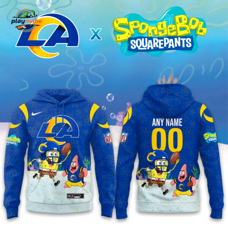 Los Angeles Rams x SpongeBob Hoodie