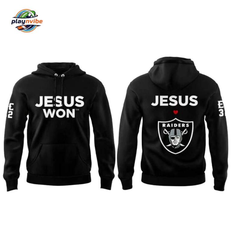 LV Raiders Jesus Won 2026 Hoodie