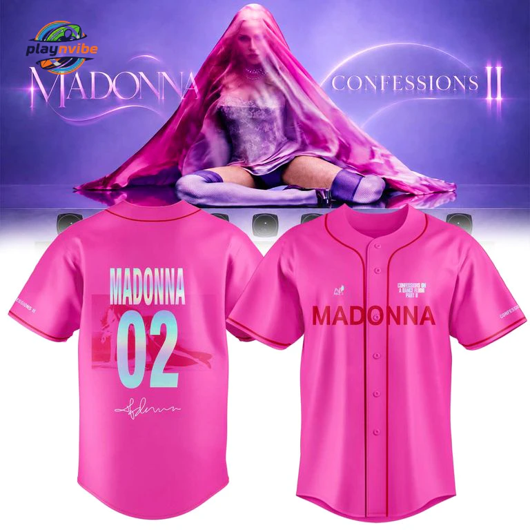 Madonna Confessions II ” Signature Baseball Jersey