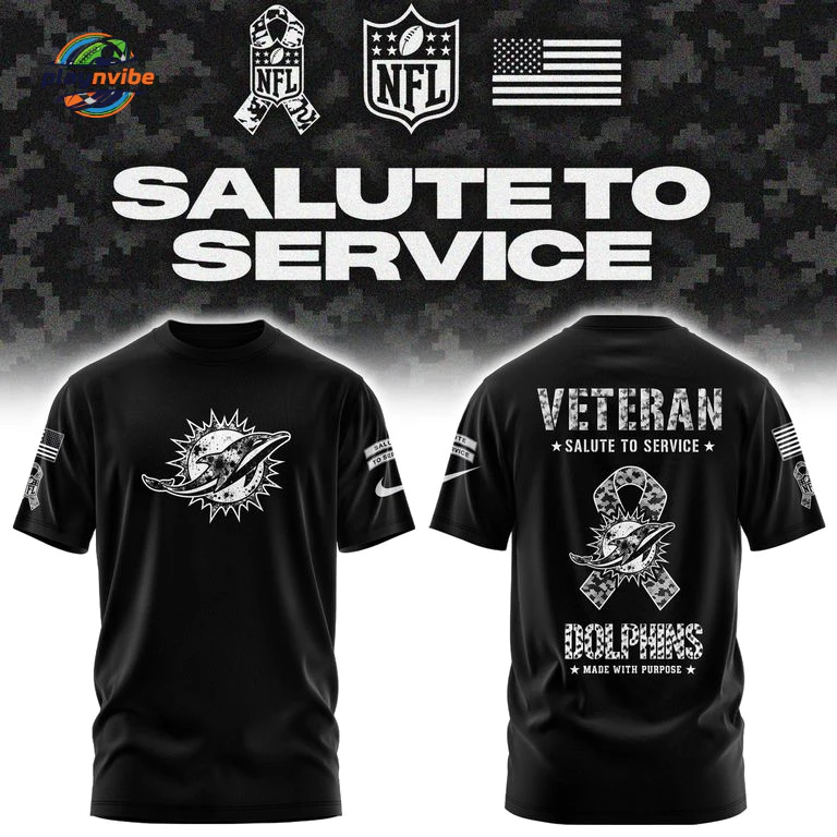 Miami Dolphins Salute To Service Hoodie