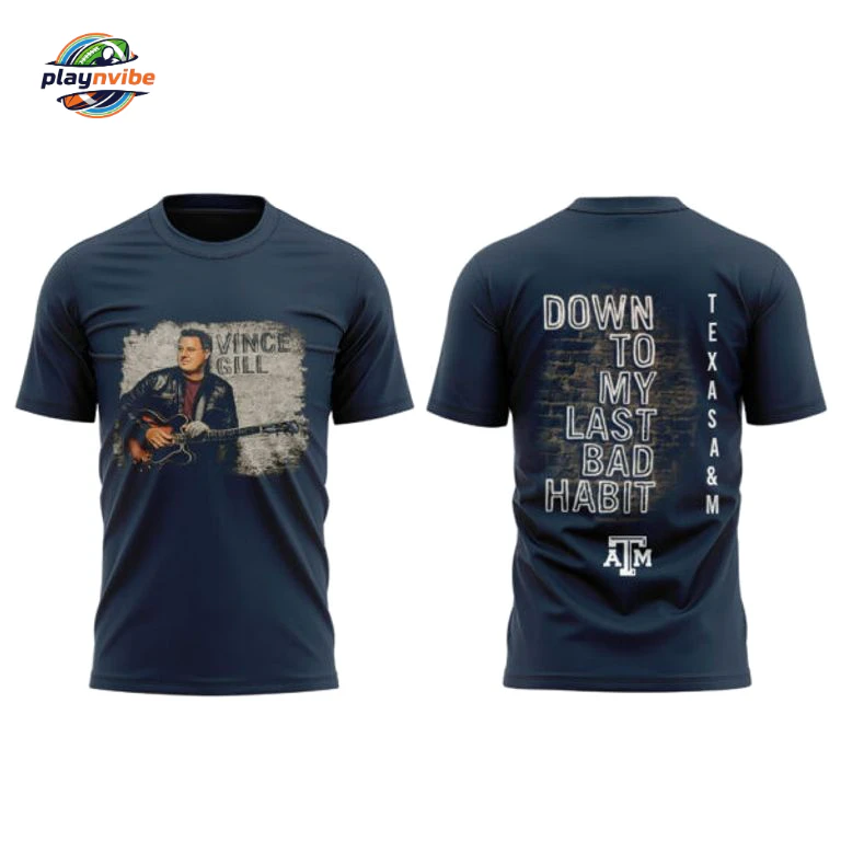 Midnight Yell with an Texas A&M Aggies T-Shirt
