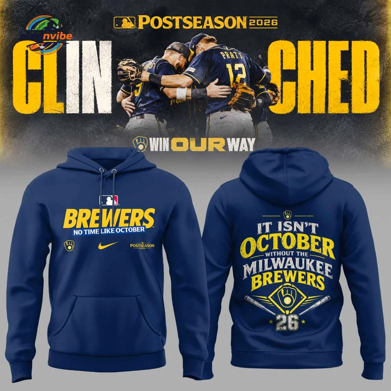 Milwaukee Brewers Postseason 2026 Hoodie