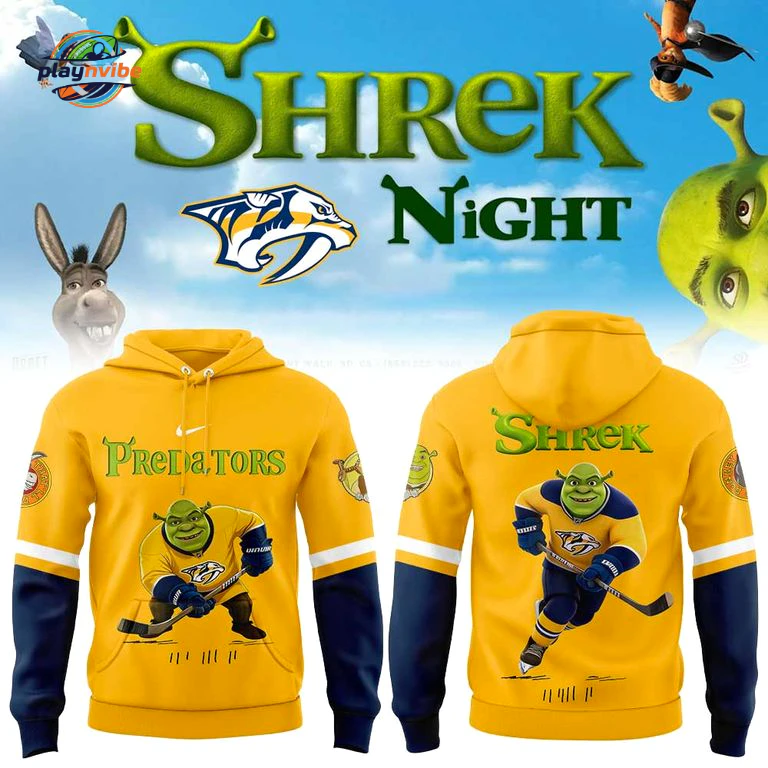Nashville Predators Shrek Night 2026 Hoodie