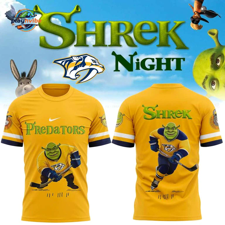 Nashville Predators Shrek Night 2026 Hoodie
