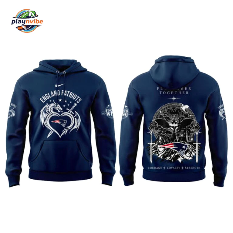 NE Patriots Fourth Wing Night 2026 Hoodie