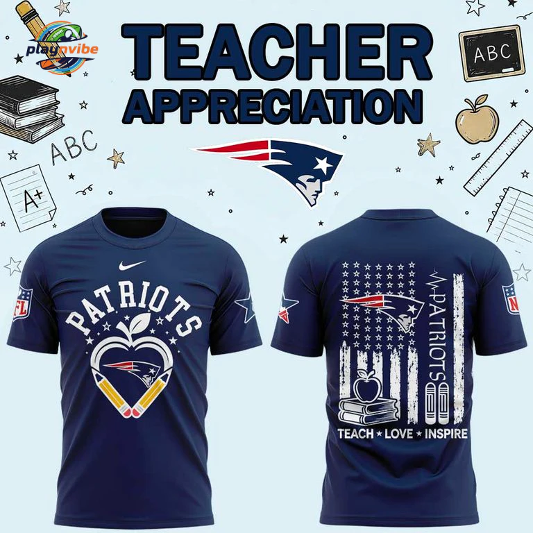 New England Patriots Teacher Appreciation 2026 Hoodie