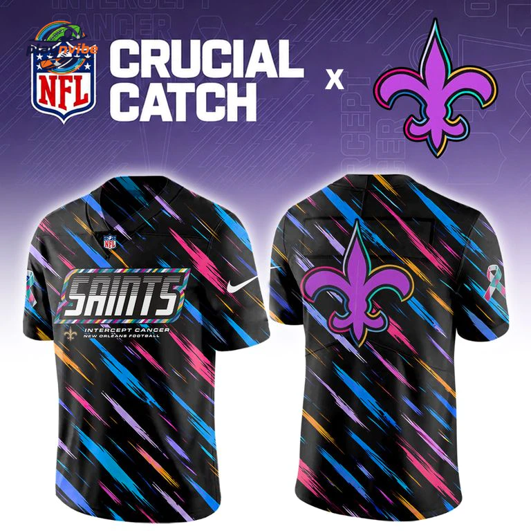 New Orleans Saints Crucial Catch 2026 Football Jersey