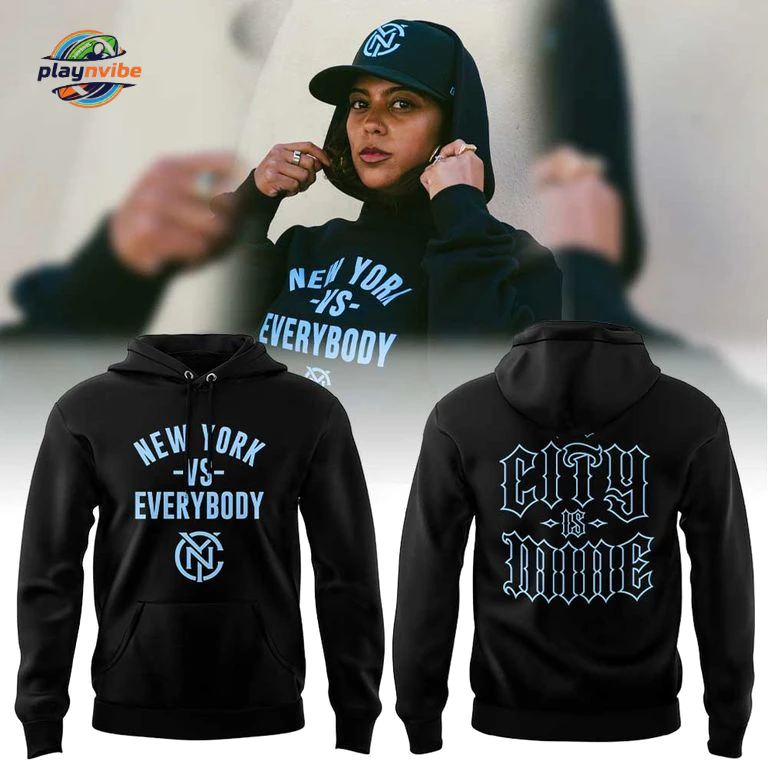 New York City FC the City Is Mine. Paper Planes x Vs Everybody Hoodie