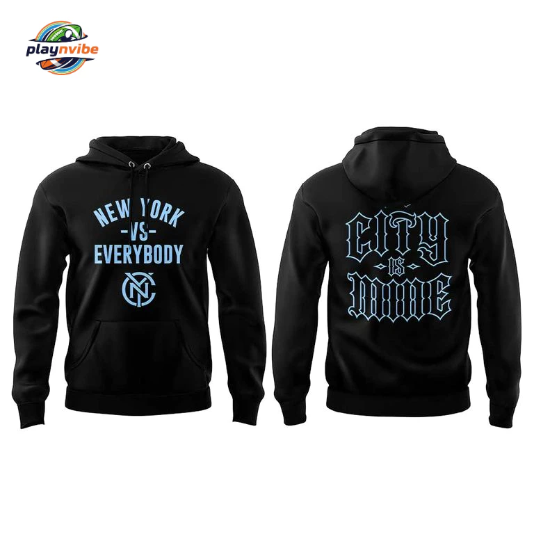 New York City FC the City Is Mine. Paper Planes x Vs Everybody Hoodie